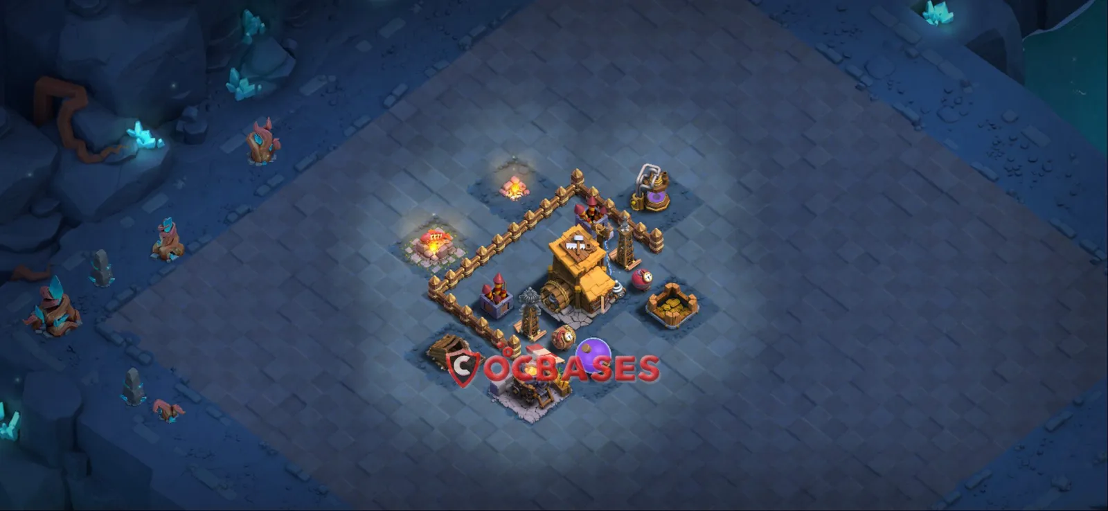 War (Anti-3 Star) Base BH6 - Clash of Clans Builder Hall 6 Layout with Link