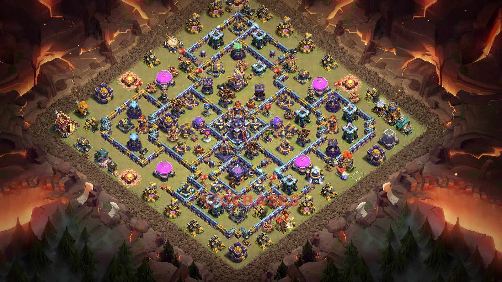 War (Anti-3 Star) Base TH15 with Link | Clash of Clans Bases | Layouts ID i45ko