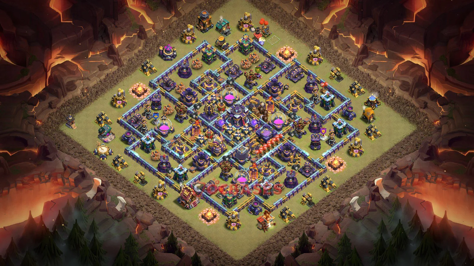 War (Anti-3 Star) Base TH15 with Link | Clash of Clans Bases | Layouts ID ipoqd