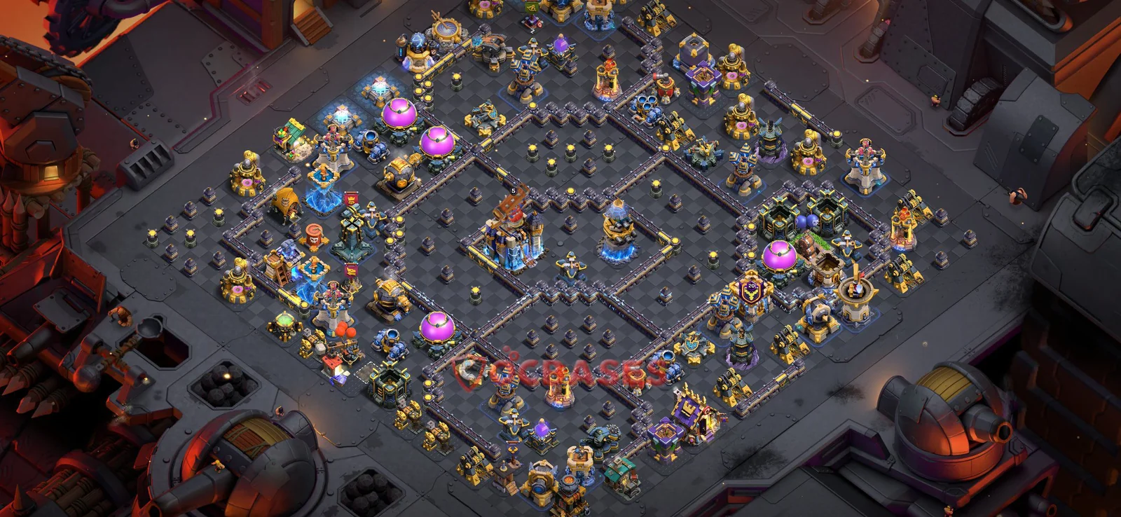 War (Anti-3 Star) Base TH18 with Link | Clash of Clans Bases | Layouts ID iuhaj