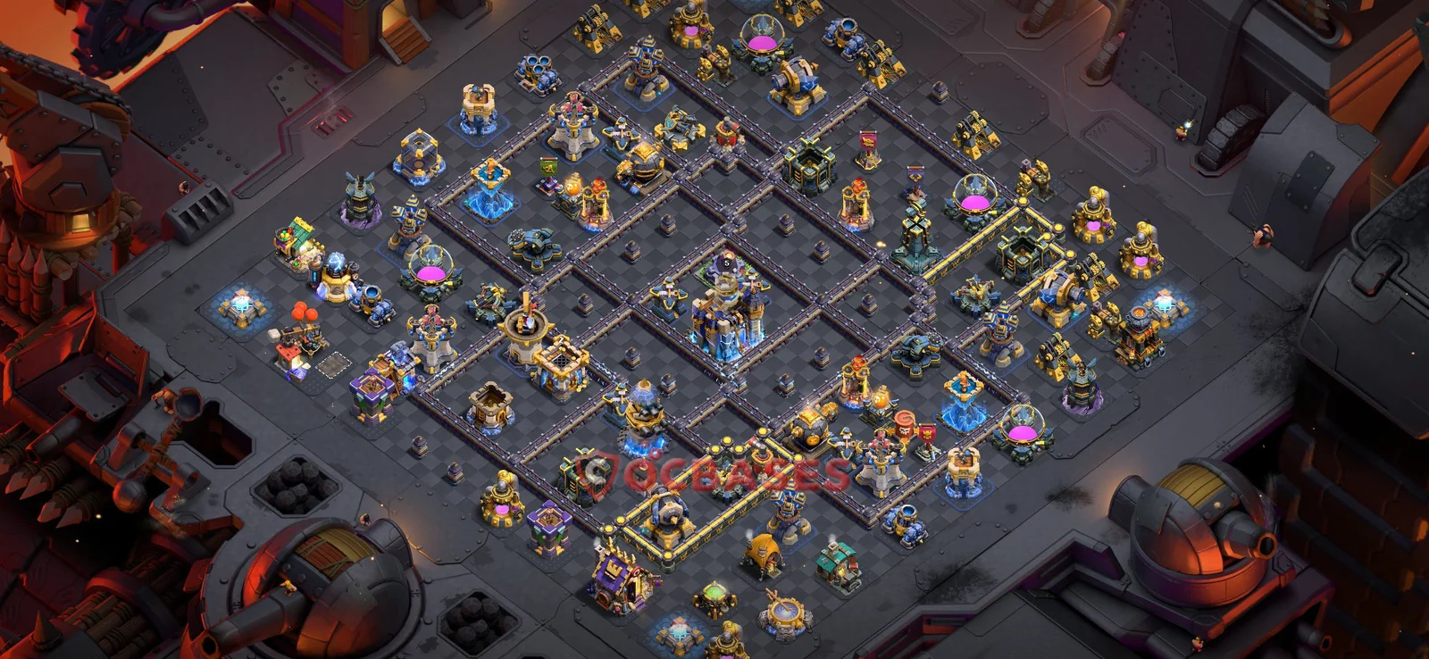 War (Anti-3 Star) Base TH18 with Link | Clash of Clans Bases | Layouts ID j8dkh