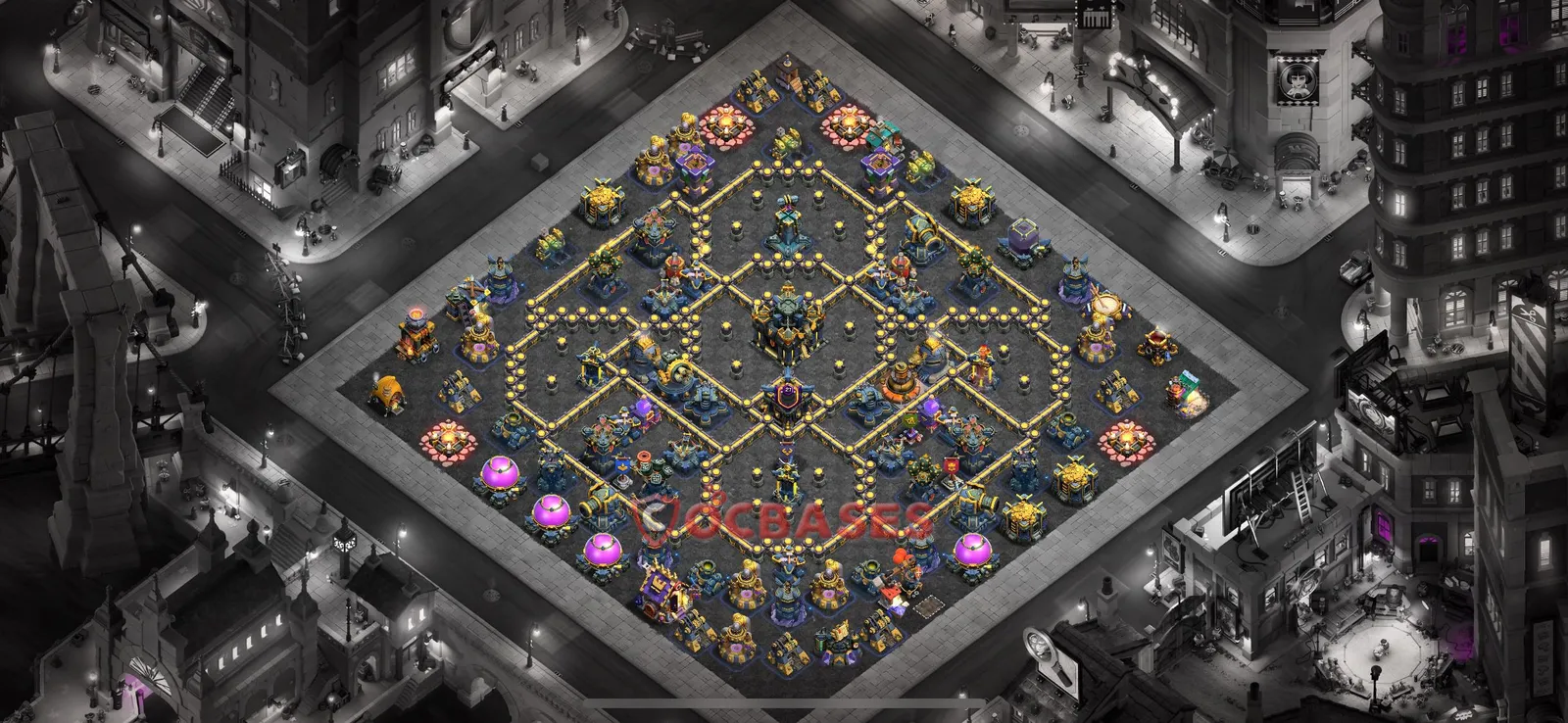 War (Anti-3 Star) Base TH17 with Link | Clash of Clans Bases | Layouts ID jjho4
