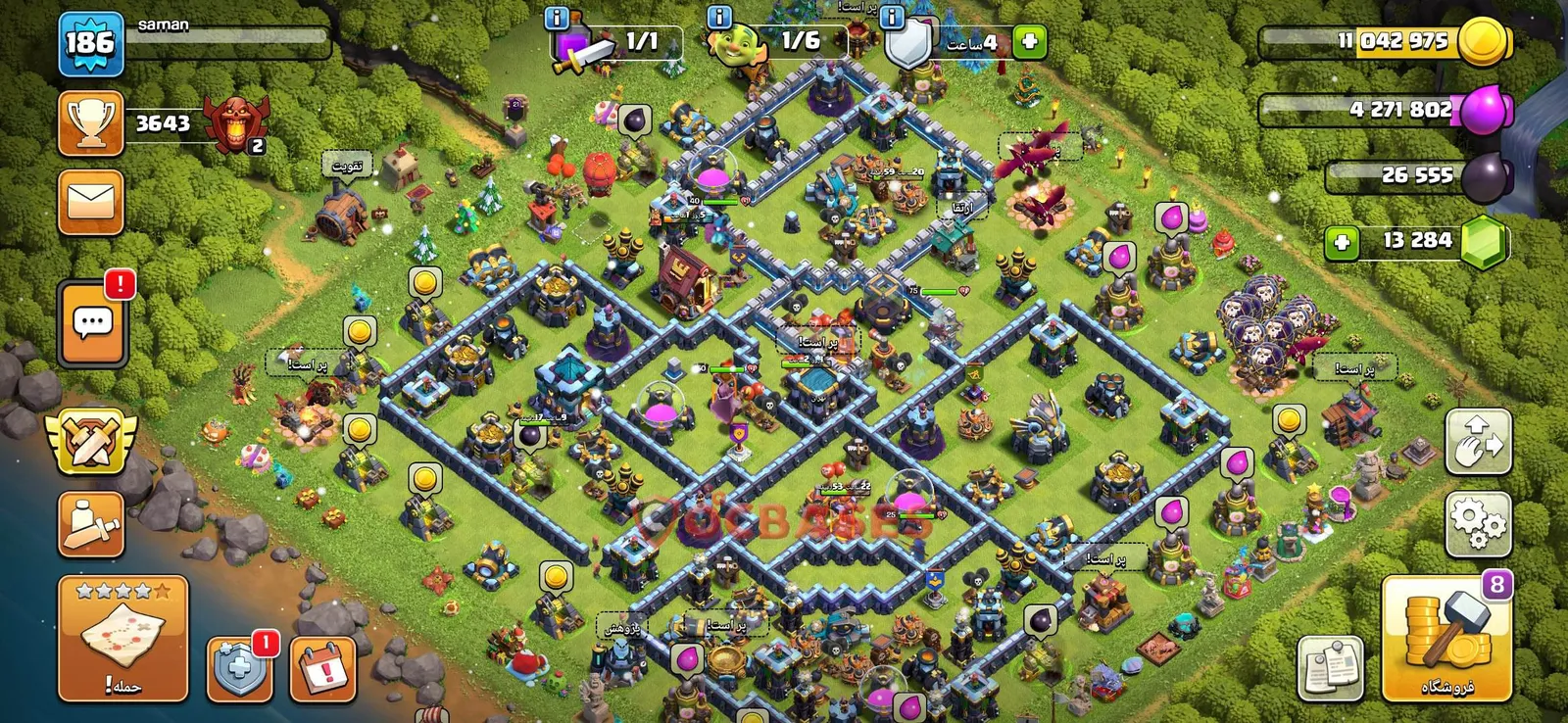 War (Anti-3 Star) Base TH13 - Clash of Clans Town Hall 13 Layout Link War (Anti-3 Star) Base TH13 - Clash of Clans Town Hall 13 WAR Base Layout with Copy Link 2026
