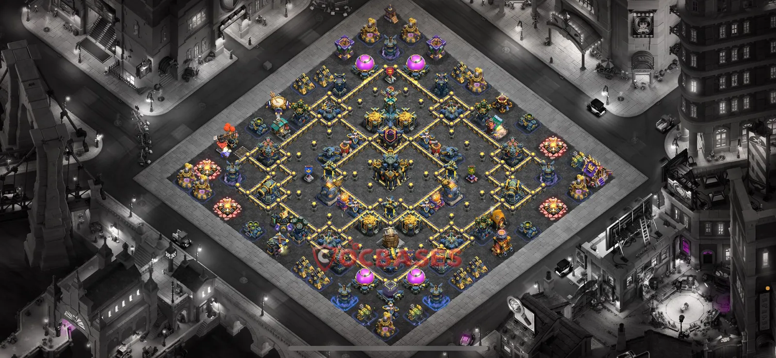 War (Anti-3 Star) Base TH17 with Link | Clash of Clans Bases | Layouts ID kbjap