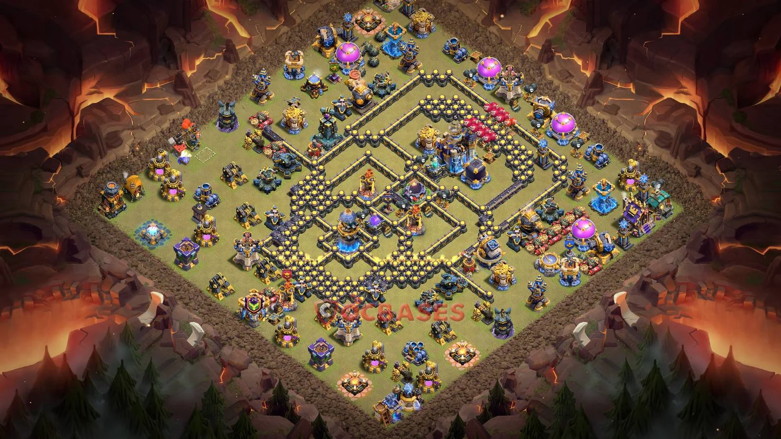 War (Anti-3 Star) Base TH18 with Link | Clash of Clans Bases | Layouts ID kr9h6