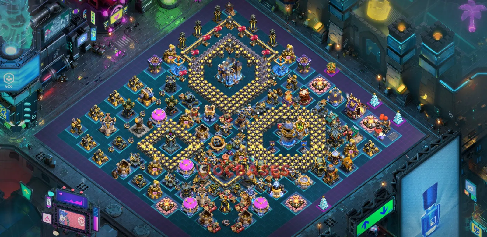War (Anti-3 Star) Base TH18 with Link | Clash of Clans Bases | Layouts ID lzwbw