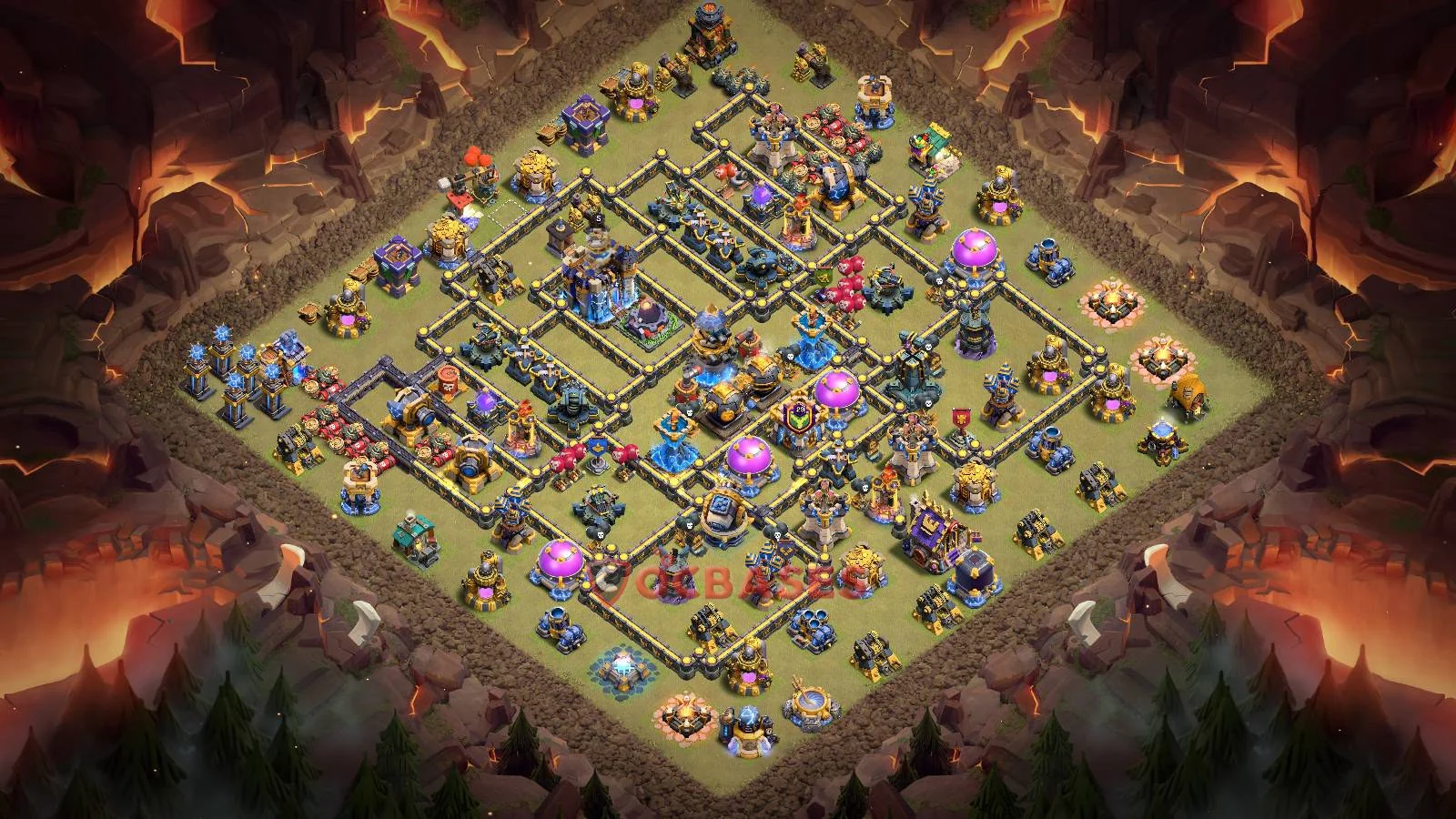 War (Anti-3 Star) Base TH18 with Link | Clash of Clans Bases | Layouts ID mfy77