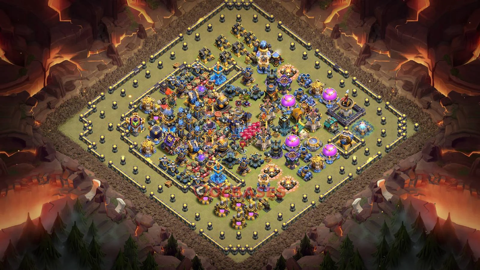 War (Anti-3 Star) Base TH18 with Link | Clash of Clans Bases | Layouts ID mg98f