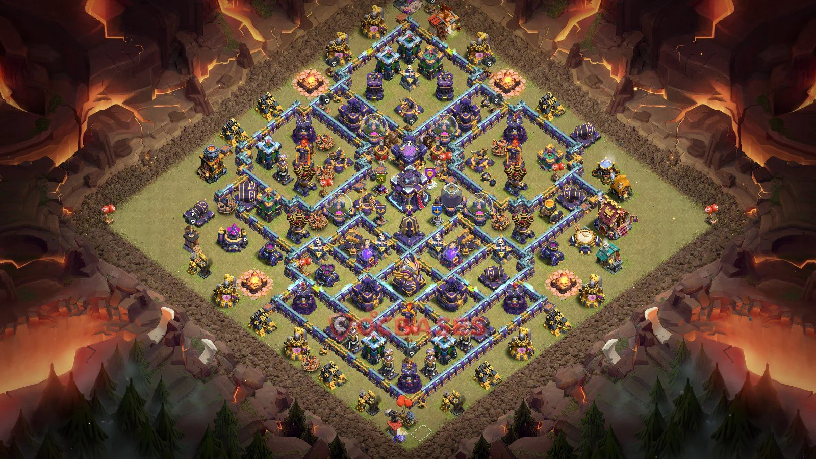 War (Anti-3 Star) Base TH15 with Link | Clash of Clans Bases | Layouts ID n04yo