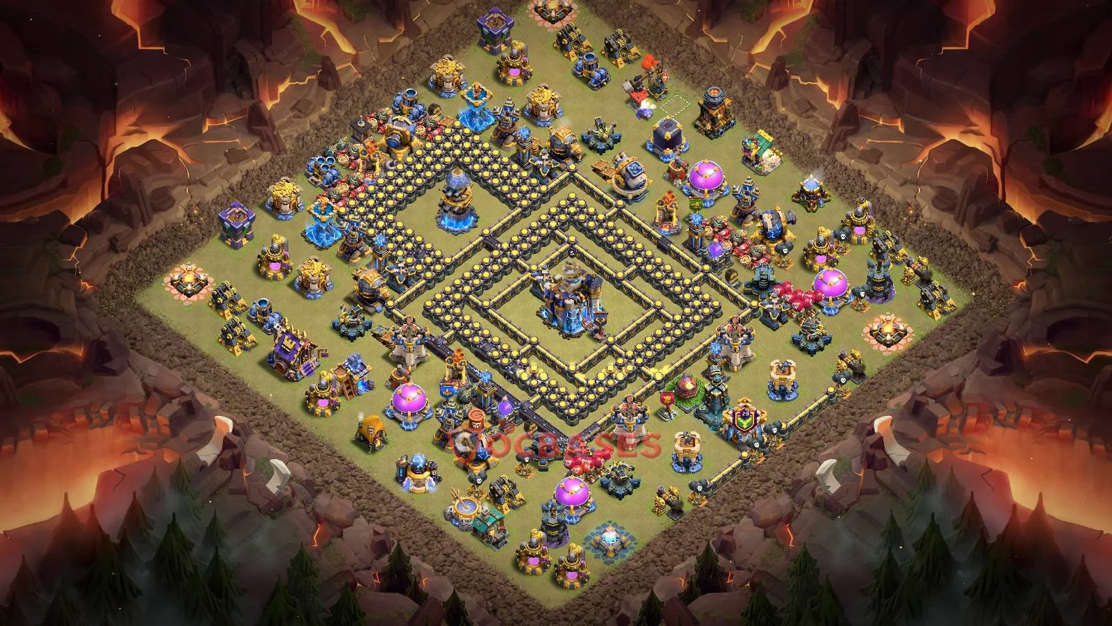 War (Anti-3 Star) Base TH18 with Link | Clash of Clans Bases | Layouts ID nayik