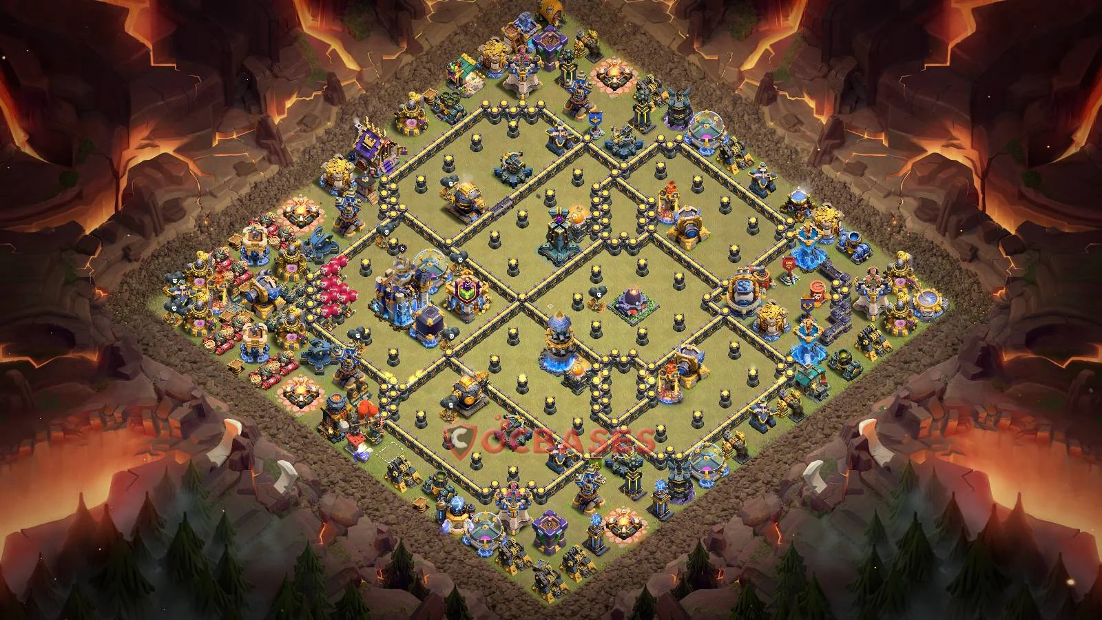 War (Anti-3 Star) Base TH18 with Link | Clash of Clans Bases | Layouts ID ncs61