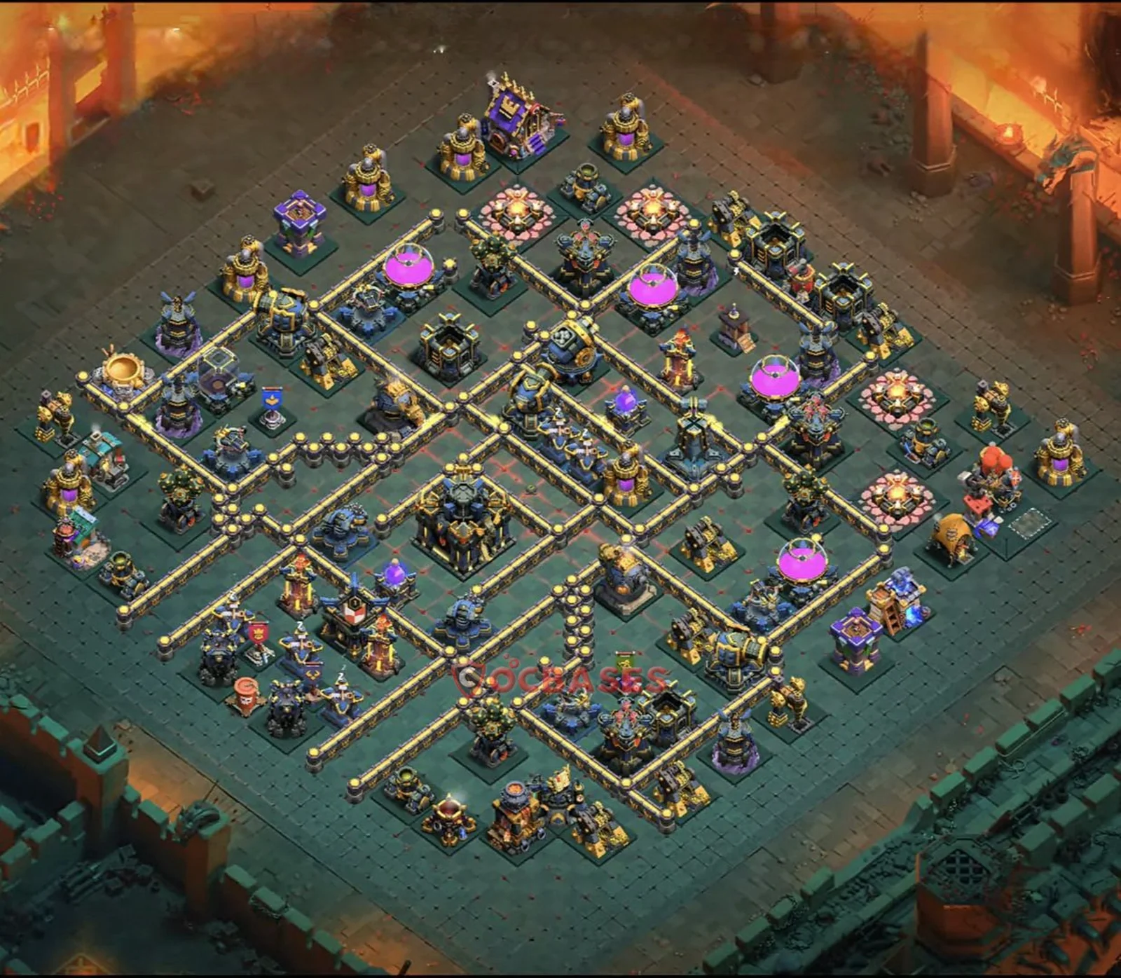 War (Anti-3 Star) Base TH17 with Link | Clash of Clans Bases | Layouts ID ocmnp