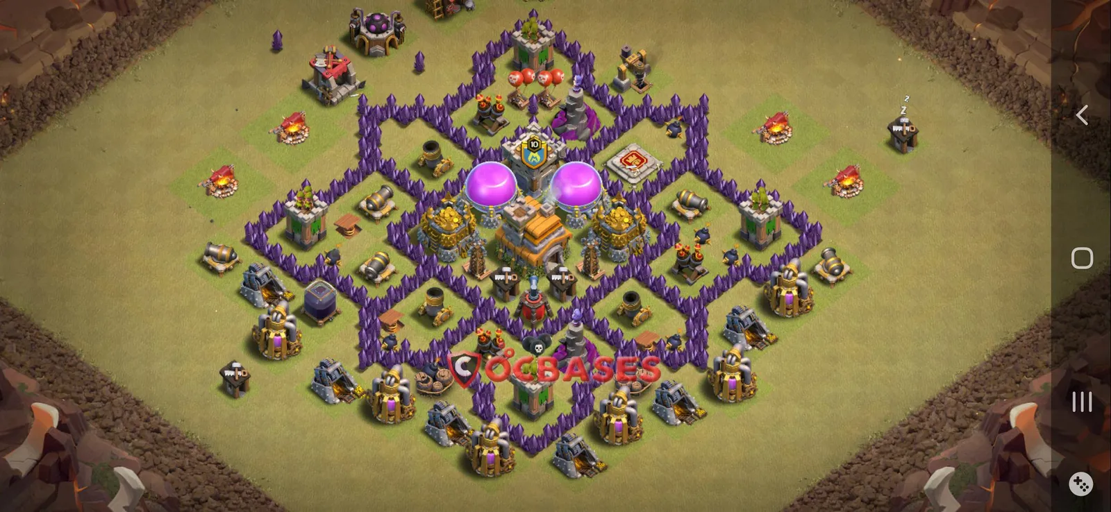 War (Anti-3 Star) Base TH7 - Clash of Clans Town Hall 7 Layout Link War (Anti-3 Star) Base TH7 - Clash of Clans Town Hall 7 WAR Base Layout with Copy Link 2026