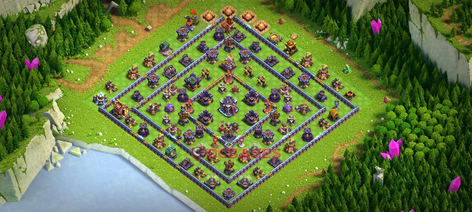 War (Anti-3 Star) Base TH15 - Clash of Clans Town Hall 15 Layout Link War (Anti-3 Star) Base TH15 - Clash of Clans Town Hall 15 WAR Base Layout with Copy Link 2026