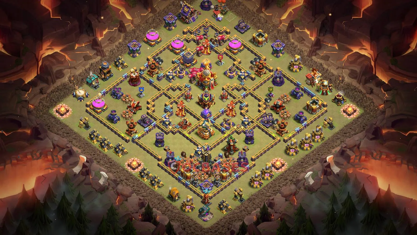 War (Anti-3 Star) Base TH16 with Link | Clash of Clans Bases | Layouts ID or1if