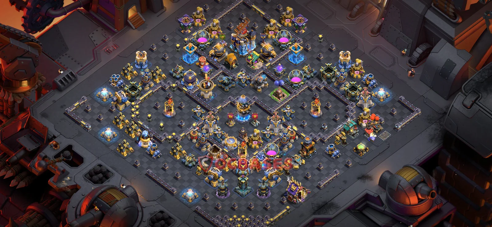 War (Anti-3 Star) Base TH18 with Link | Clash of Clans Bases | Layouts ID p9cbc