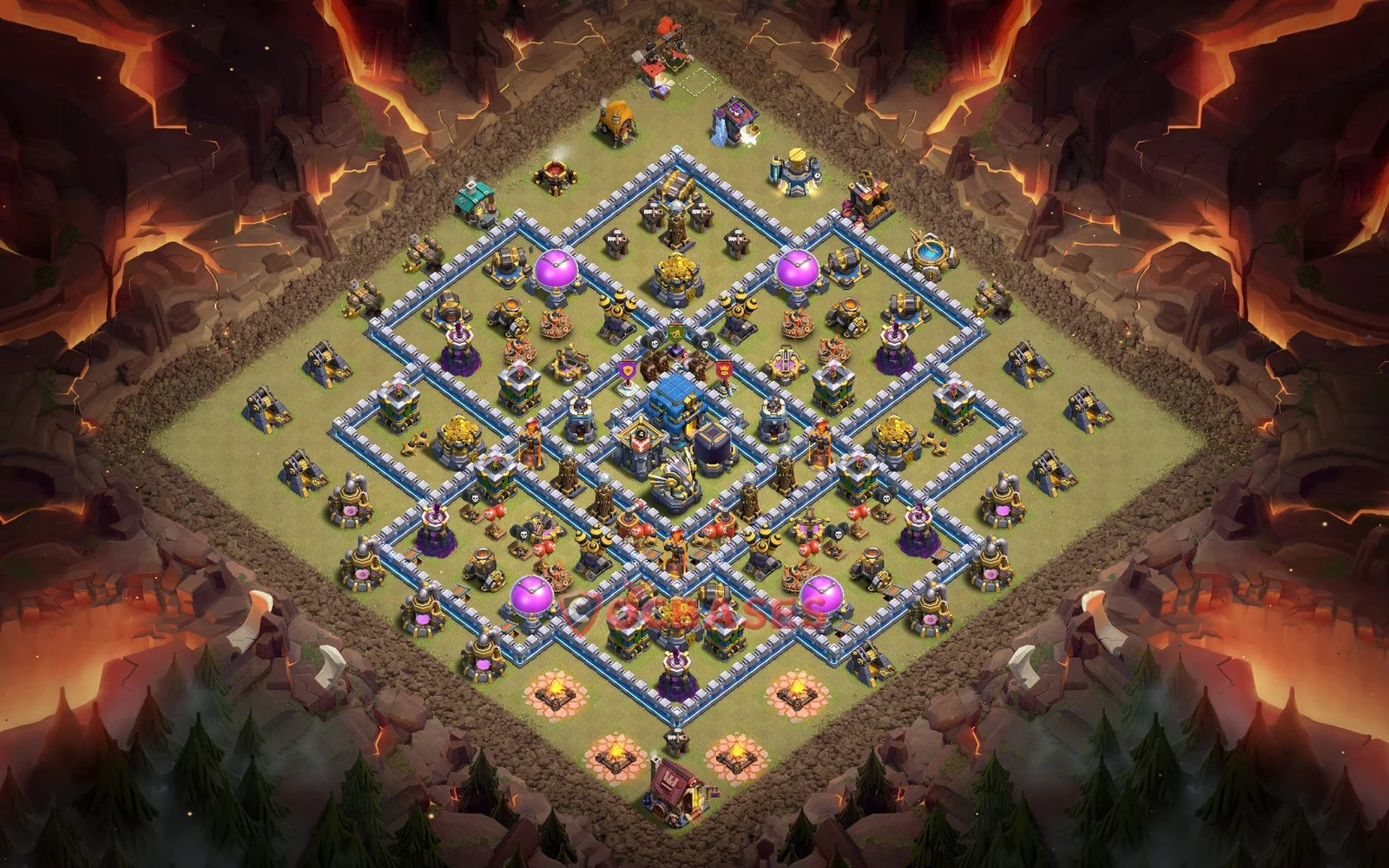 War (Anti-3 Star) Base TH12 with Link | Clash of Clans Bases | Layouts ID pdp3v