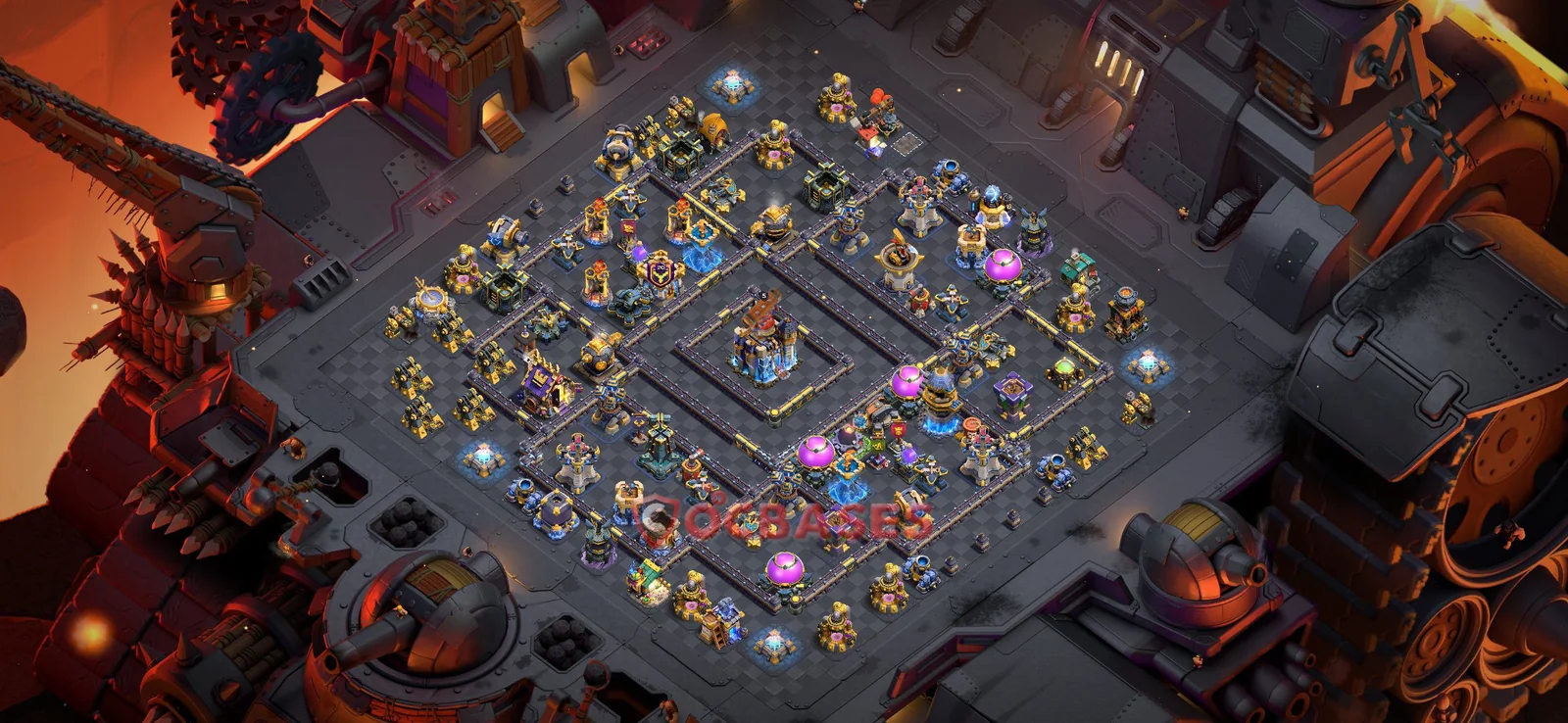War (Anti-3 Star) Base TH18 with Link | Clash of Clans Bases | Layouts ID pptws