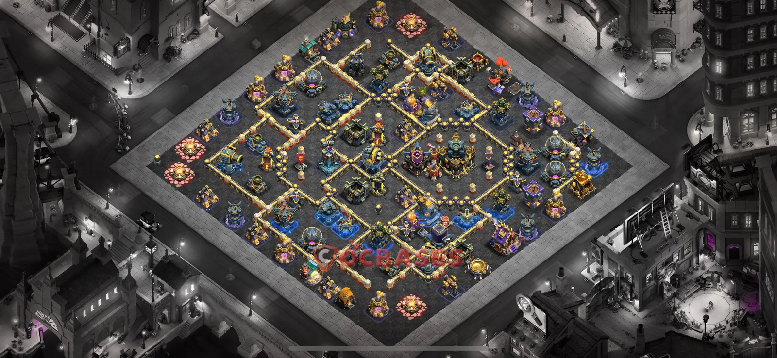War (Anti-3 Star) Base TH17 with Link | Clash of Clans Bases | Layouts ID ps524