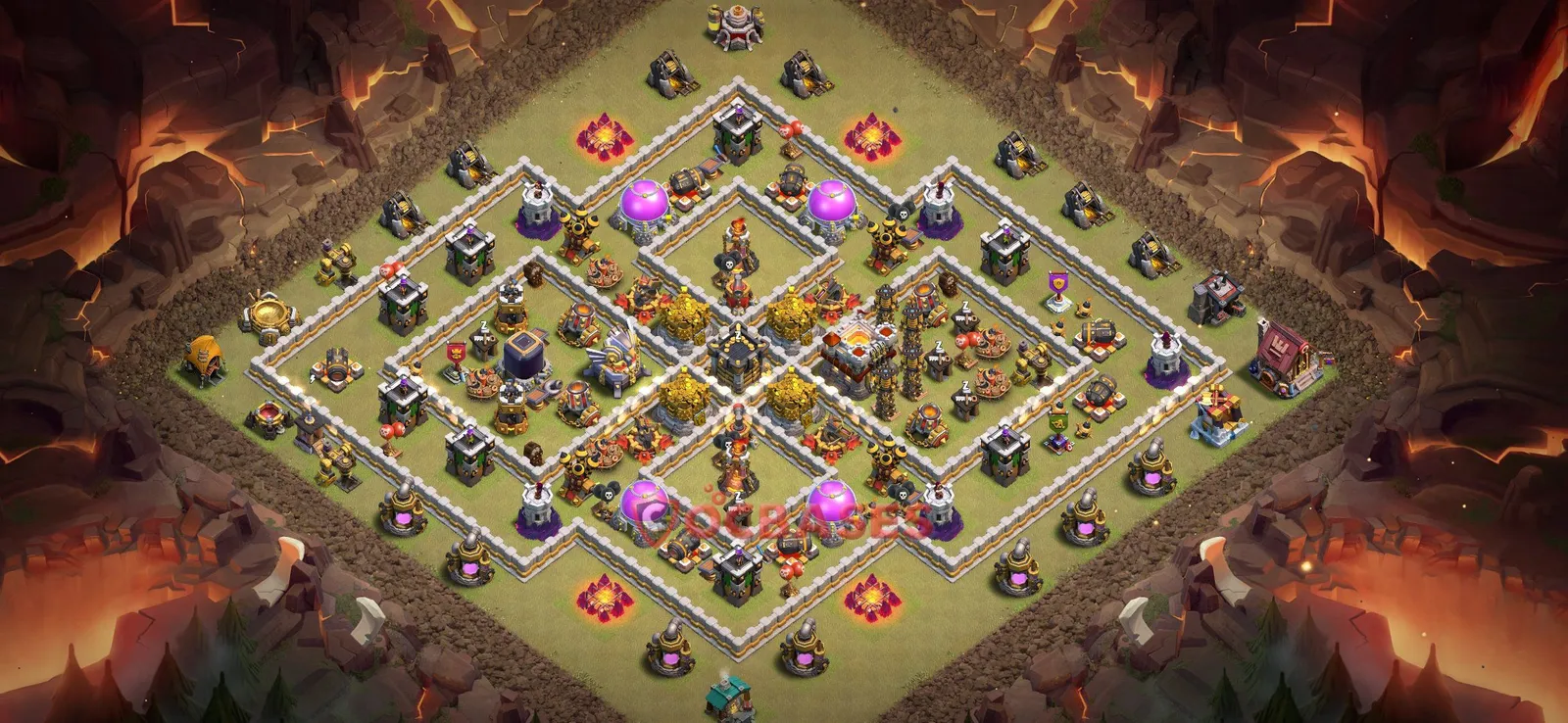War (Anti-3 Star) Base TH11 - Clash of Clans Town Hall 11 Layout Link War (Anti-3 Star) Base TH11 - Clash of Clans Town Hall 11 WAR Base Layout with Copy Link 2026