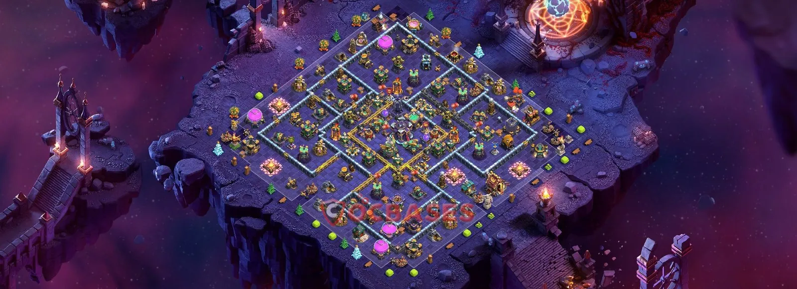 War (Anti-3 Star) Base TH15 - Clash of Clans Town Hall 15 Layout with Link