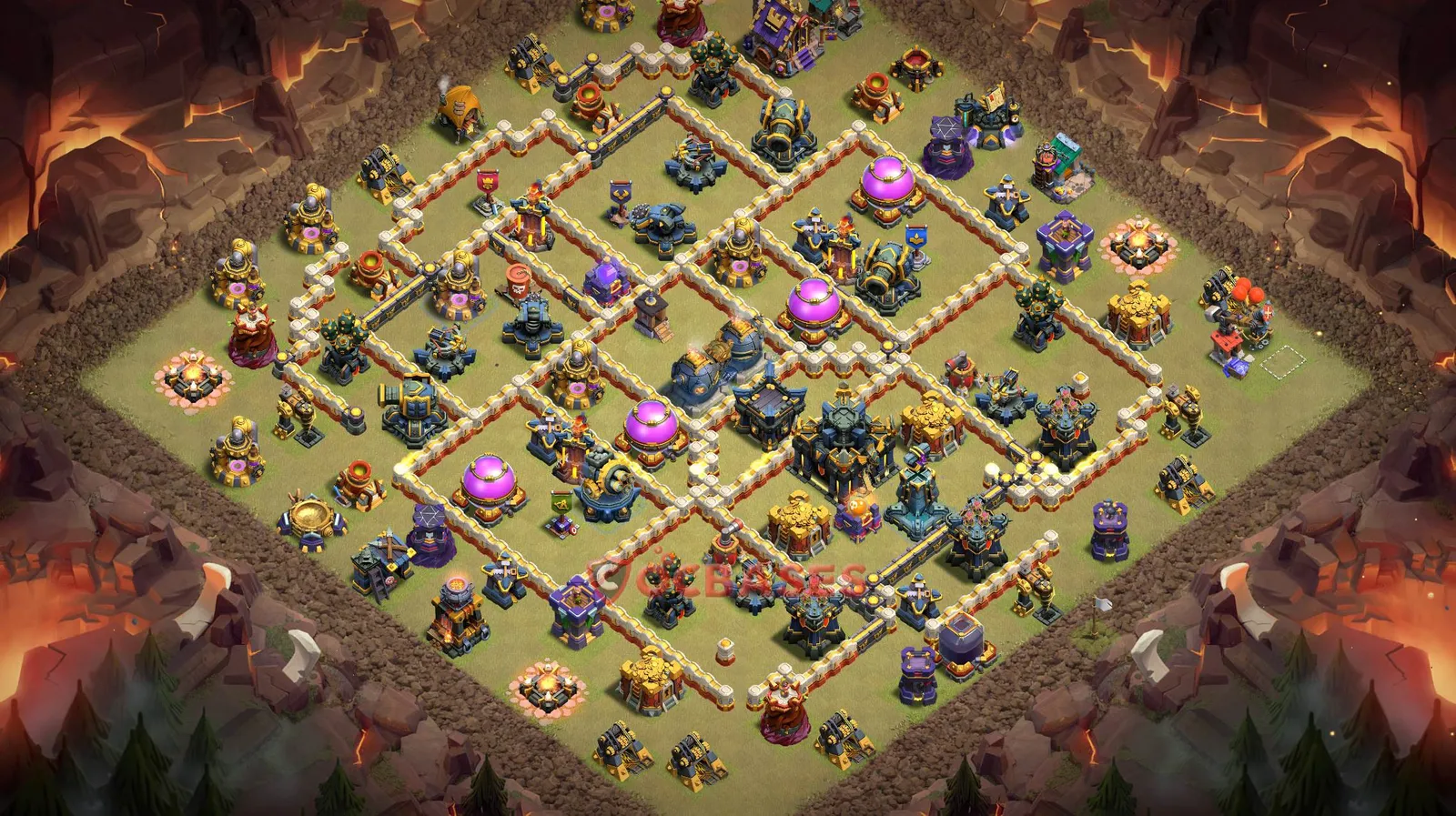 War (Anti-3 Star) Base TH17 - Clash of Clans Town Hall 17 Layout Link War (Anti-3 Star) Base TH17 - Clash of Clans Town Hall 17 WAR Base Layout with Copy Link 2026