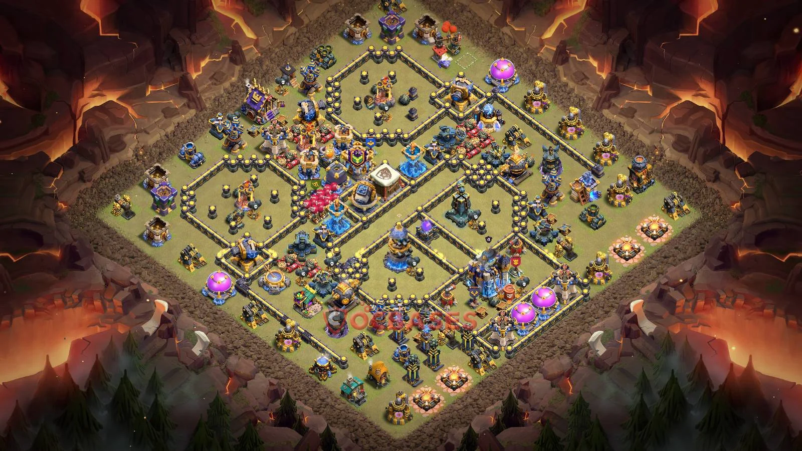 War (Anti-3 Star) Base TH18 with Link | Clash of Clans Bases | Layouts ID s4o1m
