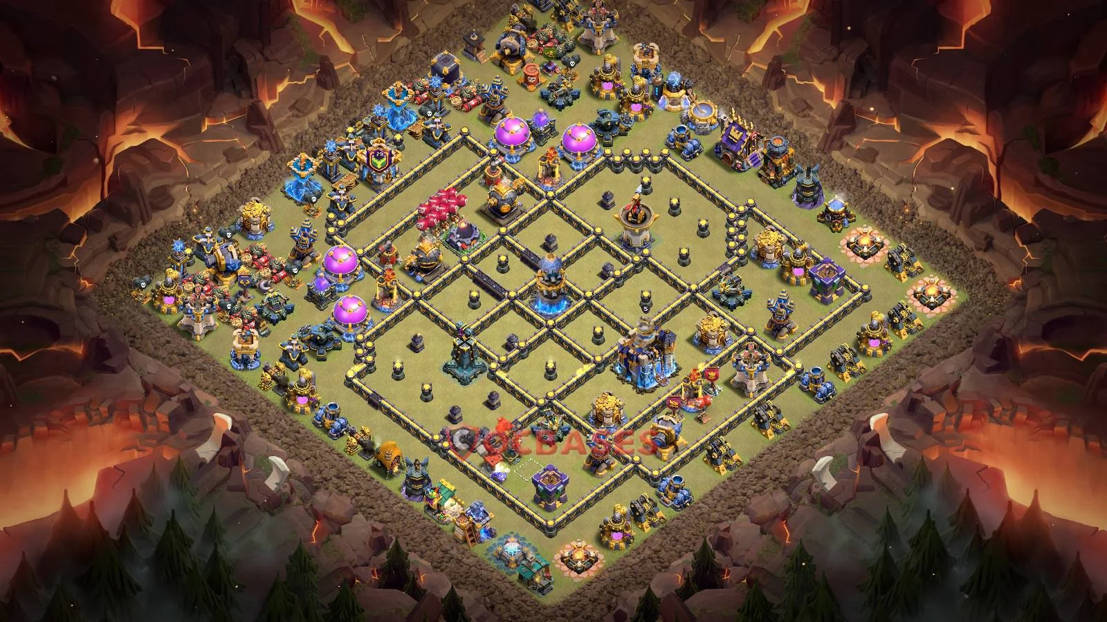 War (Anti-3 Star) Base TH18 with Link | Clash of Clans Bases | Layouts ID sspmy