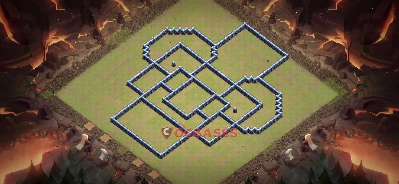 War (Anti-3 Star) Base TH13 with Link | Clash of Clans Bases | Layouts ID swt8p