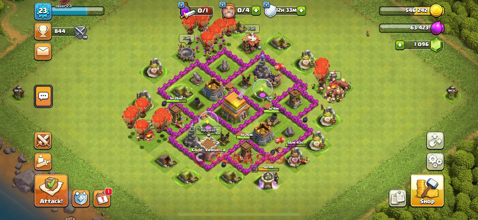 War (Anti-3 Star) Base TH6 - Clash of Clans Town Hall 6 Layout Link War (Anti-3 Star) Base TH6 - Clash of Clans Town Hall 6 WAR Base Layout with Copy Link 2026