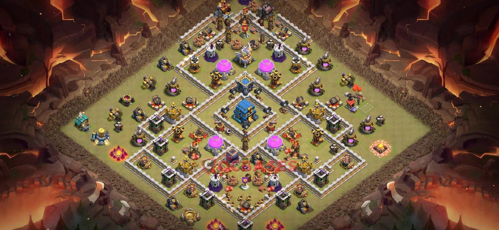 War (Anti-3 Star) Base TH12 - Clash of Clans Town Hall 12 Layout with Link