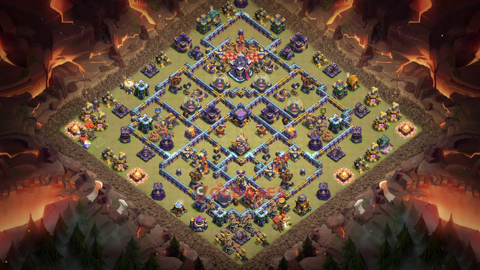 War (Anti-3 Star) Base TH15 with Link | Clash of Clans Bases | Layouts ID t5hbq