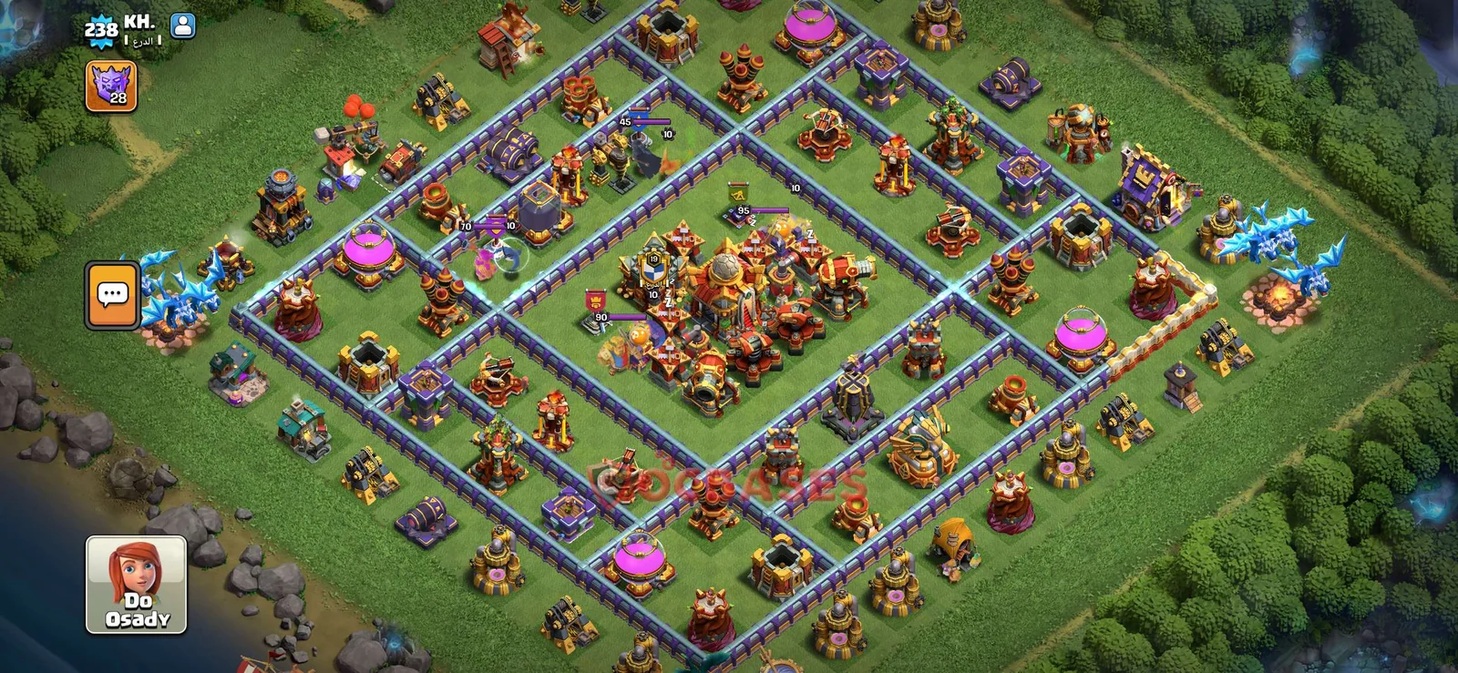 War (Anti-3 Star) Base TH16 with Link | Clash of Clans Bases | Layouts ID th94x