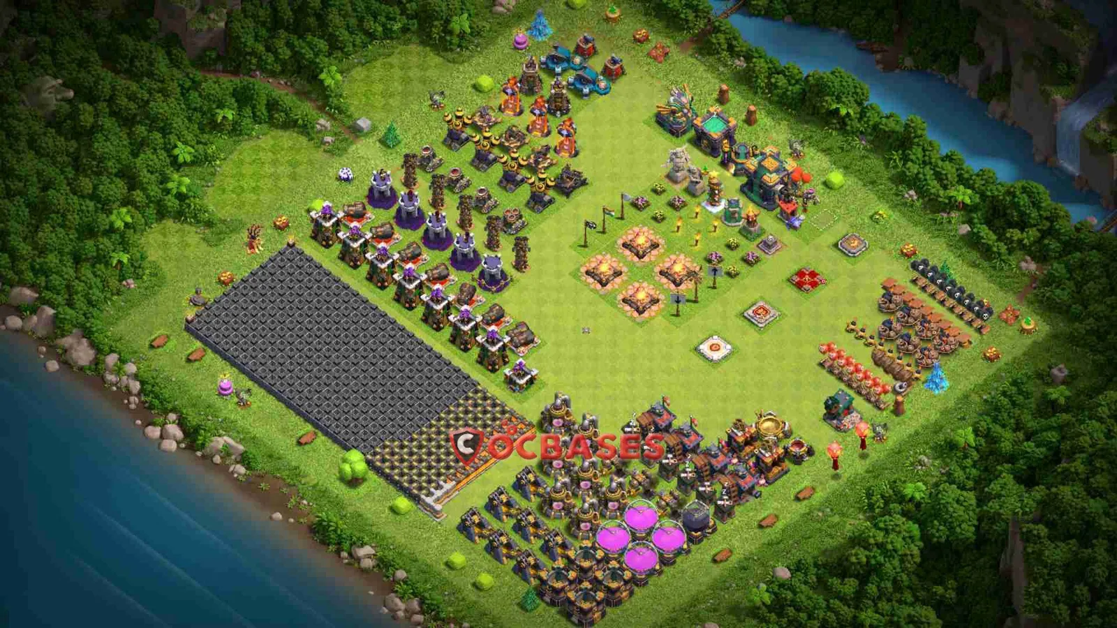 War (Anti-3 Star) Base TH14 - Clash of Clans Town Hall 14 Layout with Link