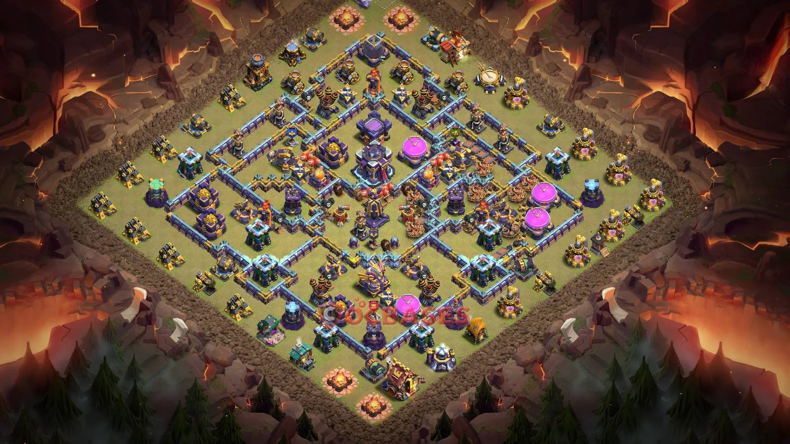 War (Anti-3 Star) Base TH15 with Link | Clash of Clans Bases | Layouts ID thzec