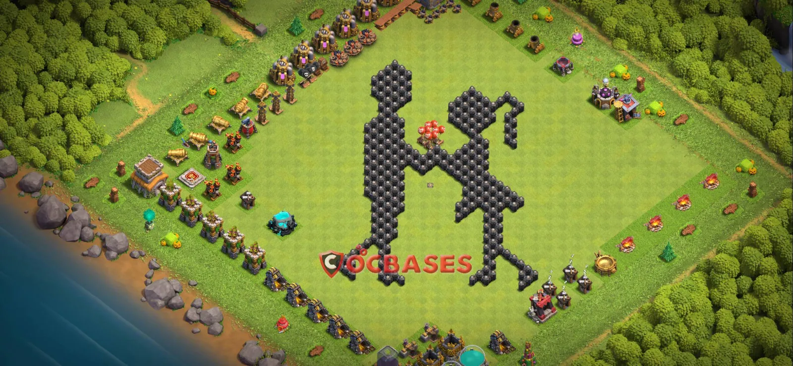 War (Anti-3 Star) Base TH8 - Clash of Clans Town Hall 8 Layout Link War (Anti-3 Star) Base TH8 - Clash of Clans Town Hall 8 WAR Base Layout with Copy Link 2026