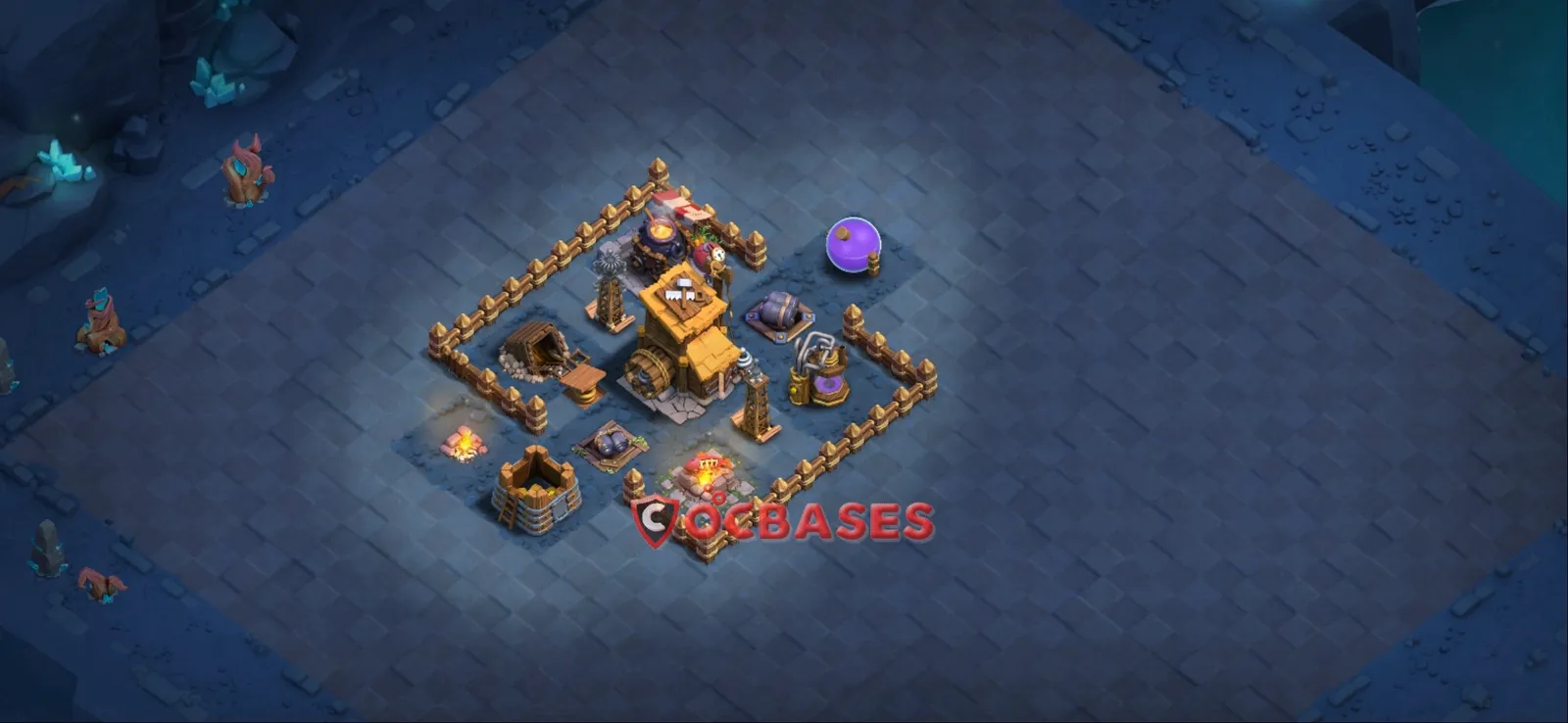 War (Anti-3 Star) Base BH6 - Clash of Clans Builder Hall 6 Layout with Link
