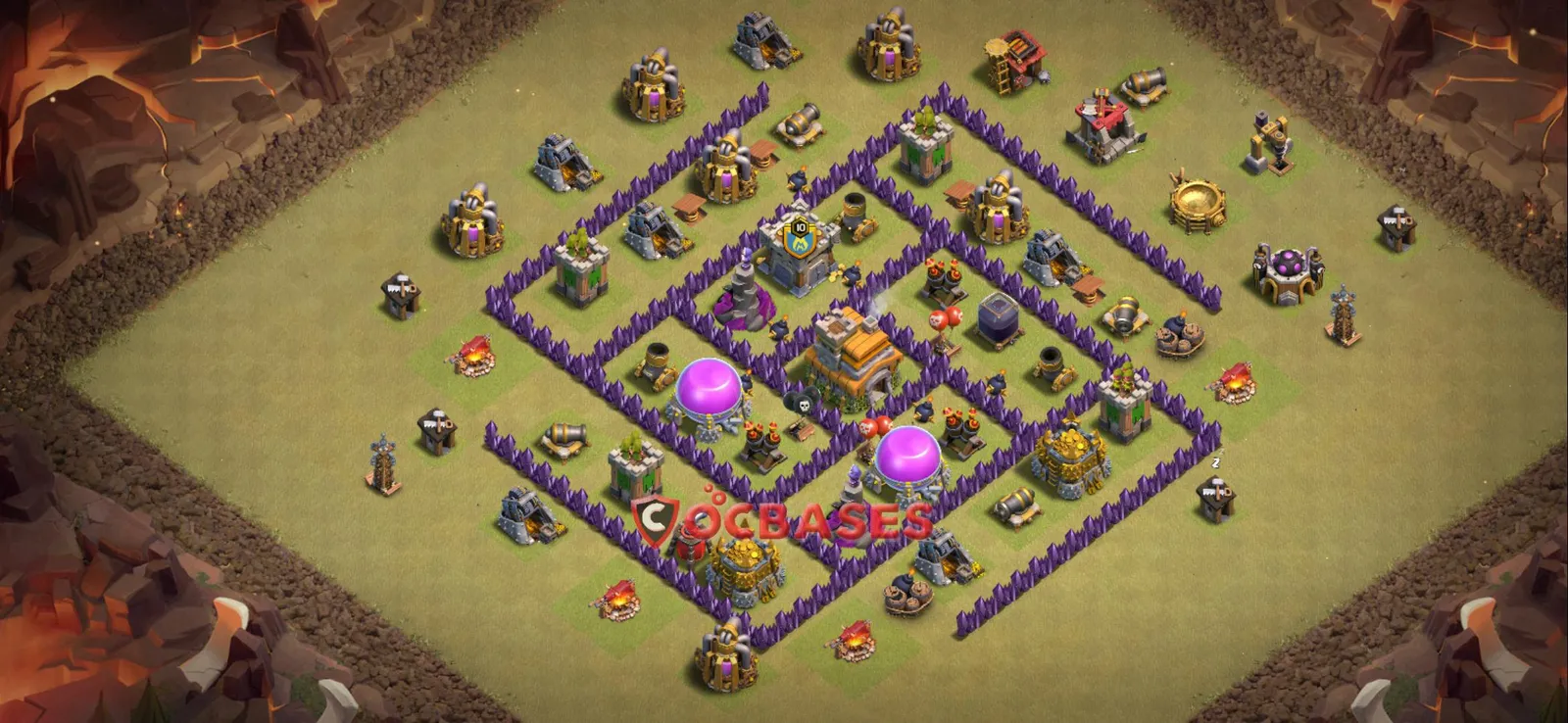 War (Anti-3 Star) Base TH7 - Clash of Clans Town Hall 7 Layout Link War (Anti-3 Star) Base TH7 - Clash of Clans Town Hall 7 WAR Base Layout with Copy Link 2026