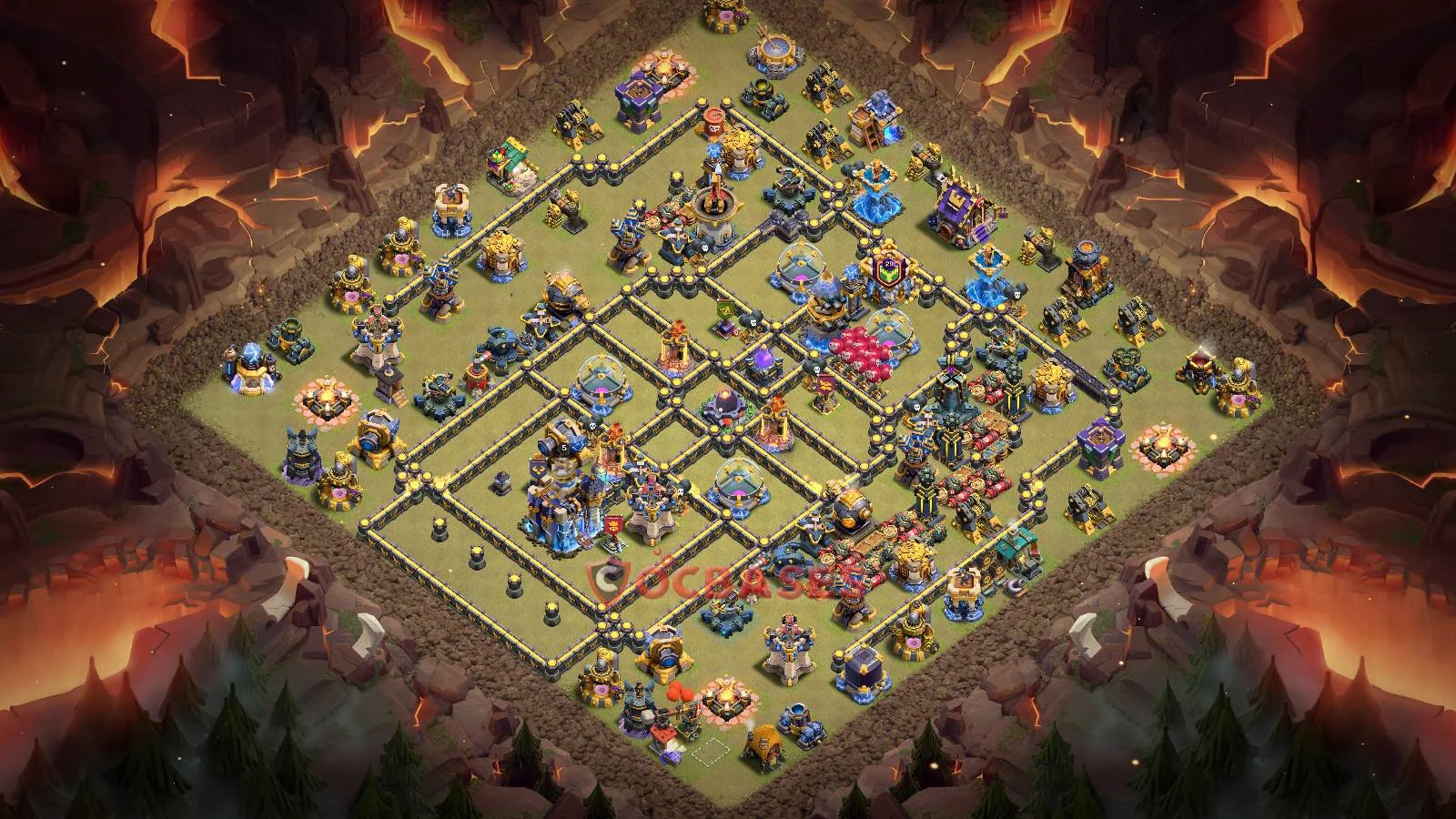 War (Anti-3 Star) Base TH18 with Link | Clash of Clans Bases | Layouts ID umnj4