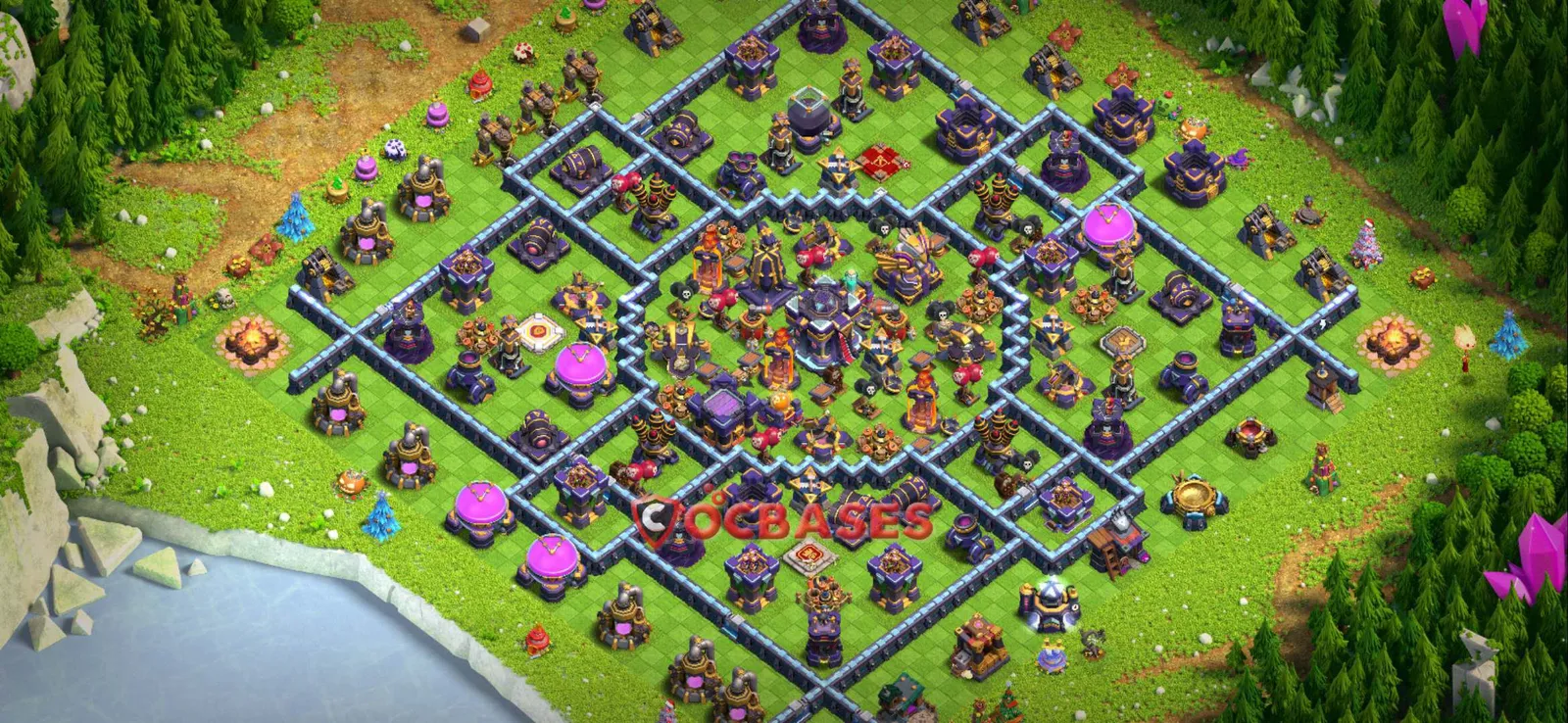 War (Anti-3 Star) Base TH15 - Clash of Clans Town Hall 15 Layout Link War (Anti-3 Star) Base TH15 - Clash of Clans Town Hall 15 WAR Base Layout with Copy Link 2026