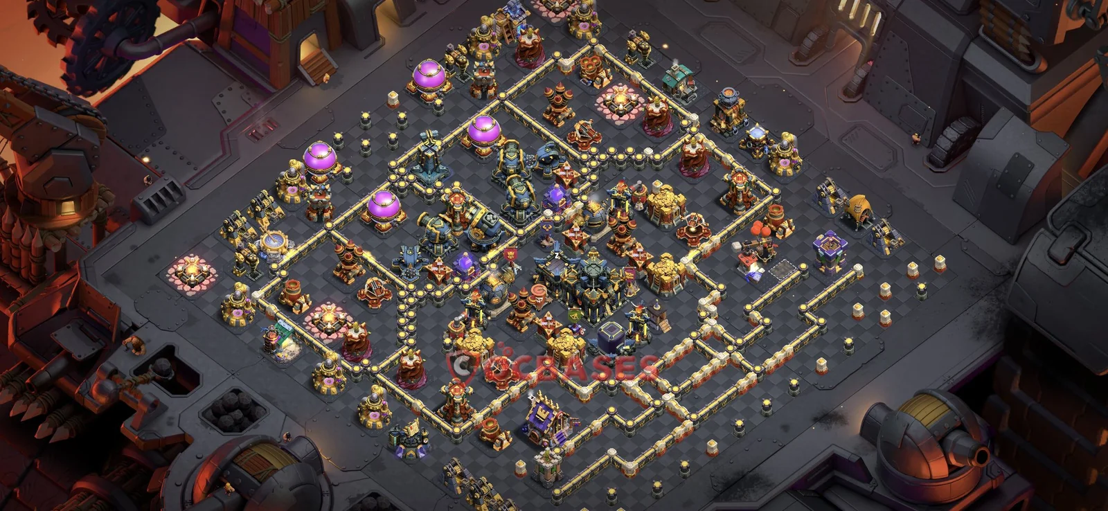 War (Anti-3 Star) Base TH17 with Link | Clash of Clans Bases | Layouts ID v5xsm