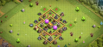 War (Anti-3 Star) Base TH5 with Link | Clash of Clans Bases | Layouts ID vly8j