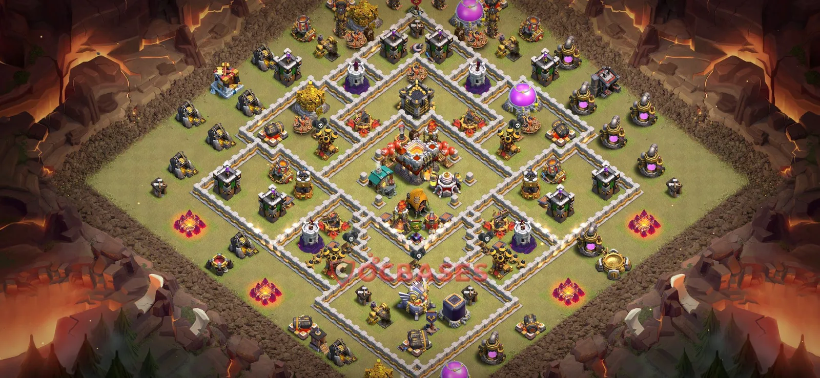 War (Anti-3 Star) Base TH11 - Clash of Clans Town Hall 11 Layout Link War (Anti-3 Star) Base TH11 - Clash of Clans Town Hall 11 WAR Base Layout with Copy Link 2026