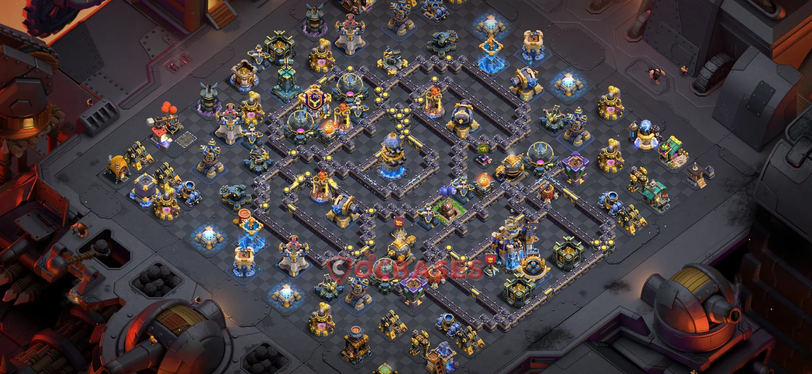 War (Anti-3 Star) Base TH18 with Link | Clash of Clans Bases | Layouts ID w441g