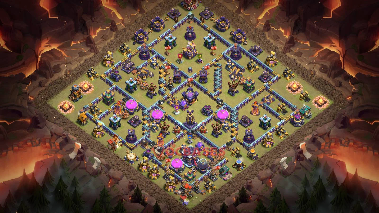 War (Anti-3 Star) Base TH15 - Clash of Clans Town Hall 15 Layout with Link