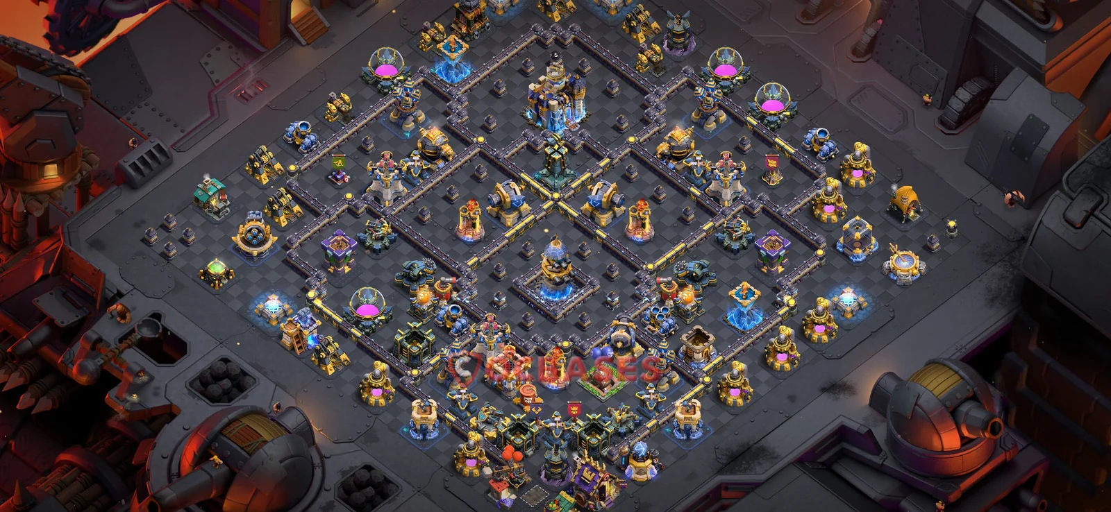 War (Anti-3 Star) Base TH18 with Link | Clash of Clans Bases | Layouts ID wef02