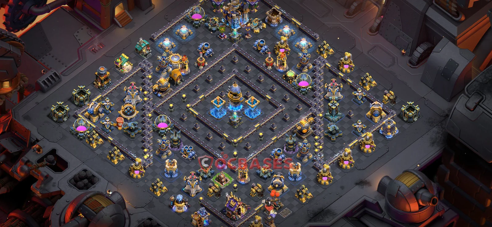 War (Anti-3 Star) Base TH18 with Link | Clash of Clans Bases | Layouts ID xlxe8