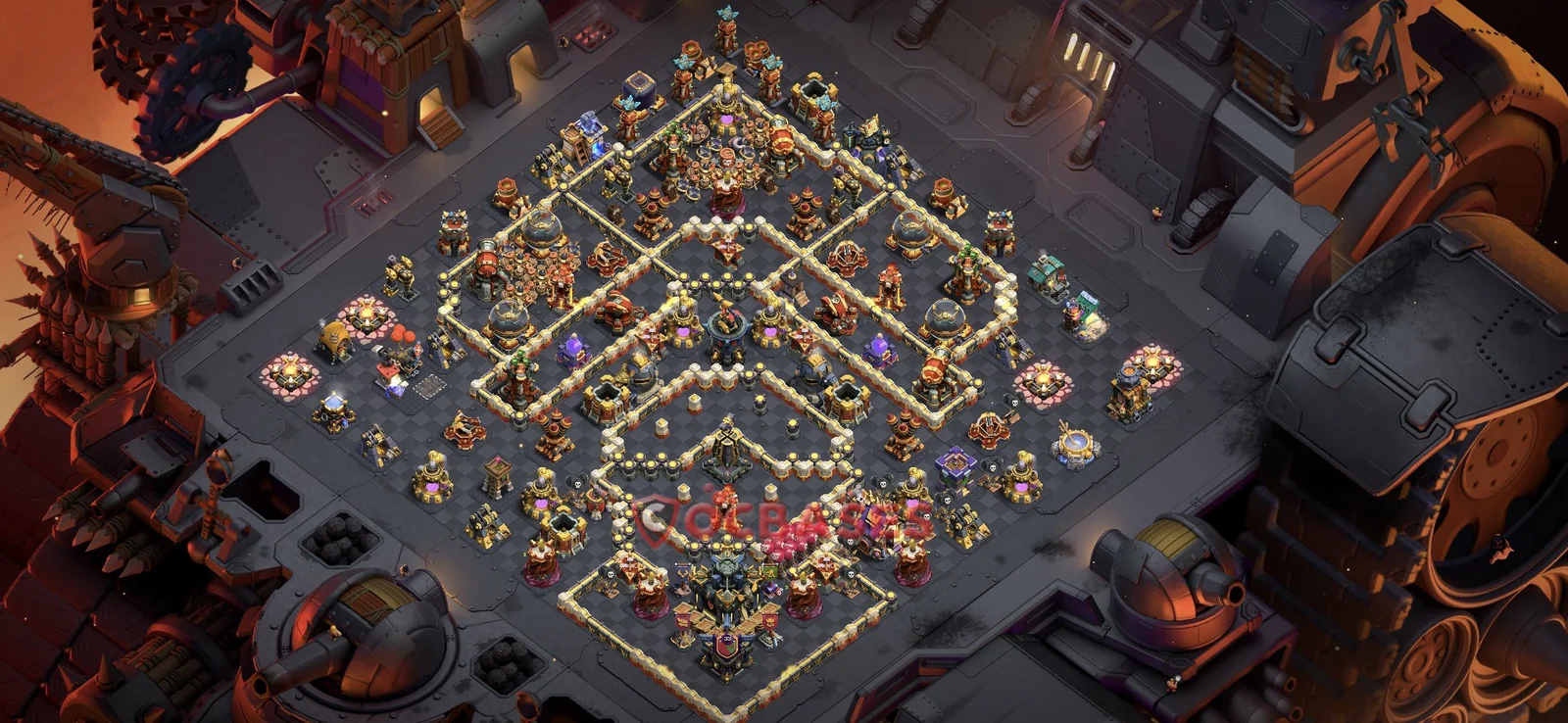 War (Anti-3 Star) Base TH17 with Link | Clash of Clans Bases | Layouts ID xrhtg