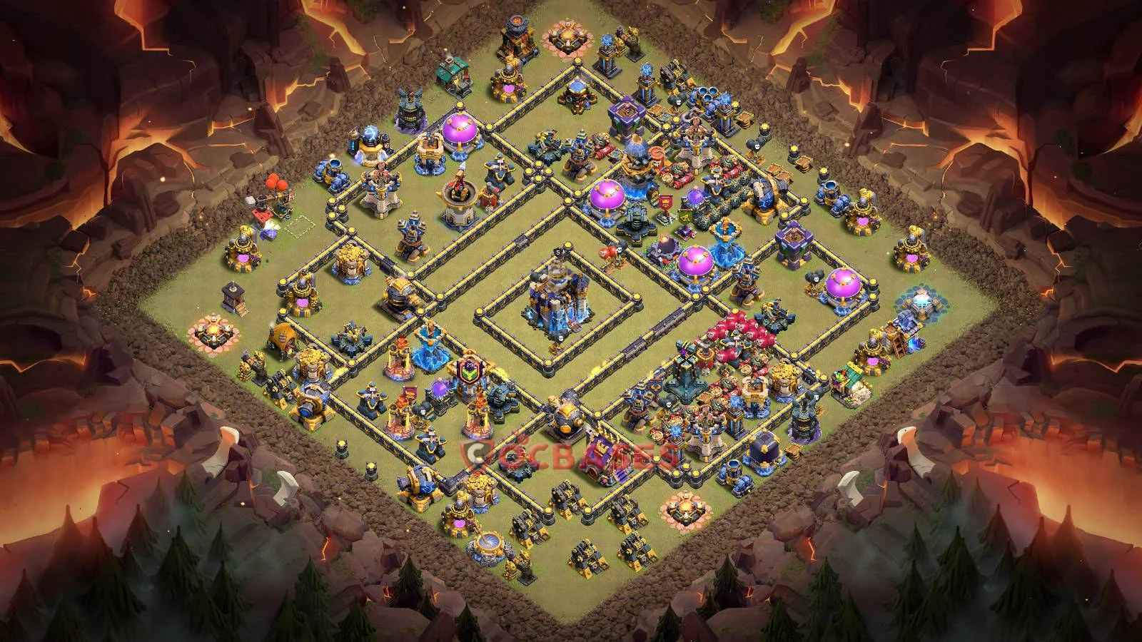 War (Anti-3 Star) Base TH18 with Link | Clash of Clans Bases | Layouts ID y2jyv
