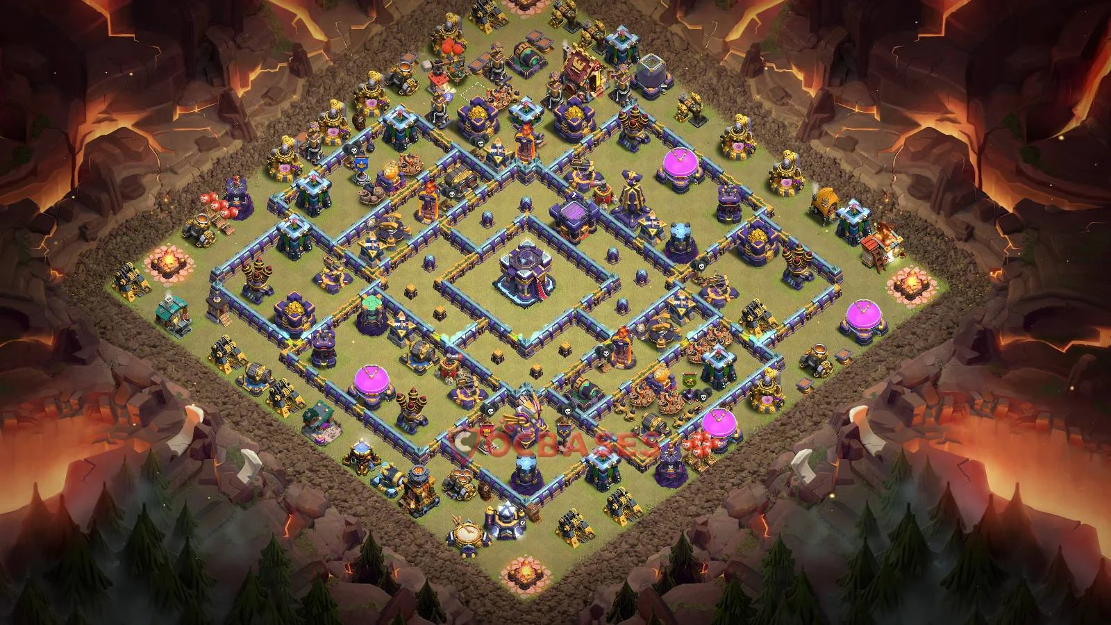 War (Anti-3 Star) Base TH15 with Link | Clash of Clans Bases | Layouts ID y6vne